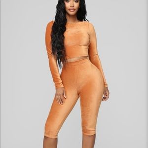 Soft Corduroy Fashion Nova Biker Short Set